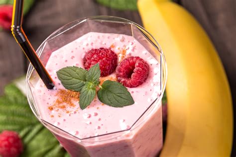 Himbeer Bananen Smoothie Mit Leinsamen SmoothieWelt