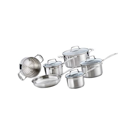 Baccarat Iconix Stainless Steel 6 Piece Cookware Set 14x9cm Bunnings