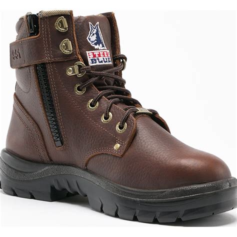 Steel Blue Men's 6" Argyle with Side Zipper-Steel Toe #812951 | Work ...