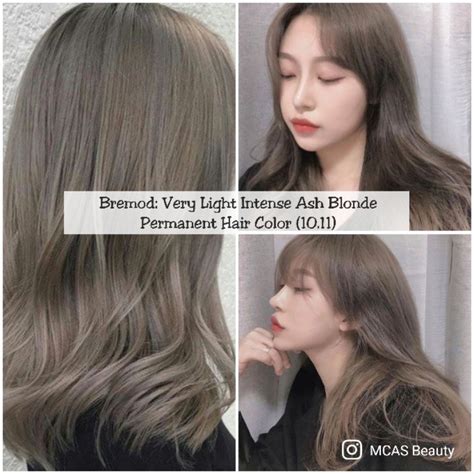 Bremod Very Light Intense Ash Blonde Permanent Hair Color