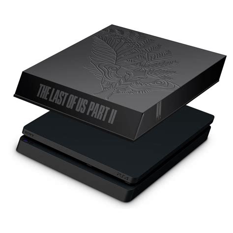 Capa PS4 Slim Anti Poeira The Last Of Us Part 2 II Bundle Escorrega