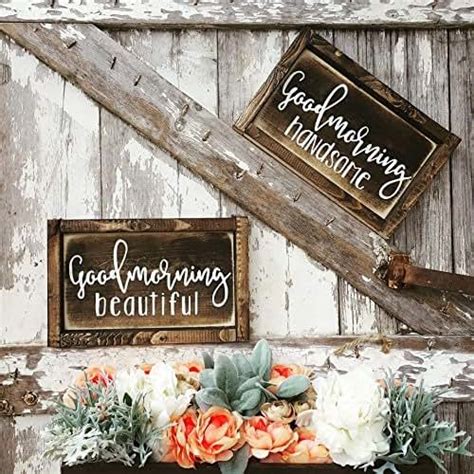 Amazon Good Morning Beautiful Rustic Home Decor Inspirational