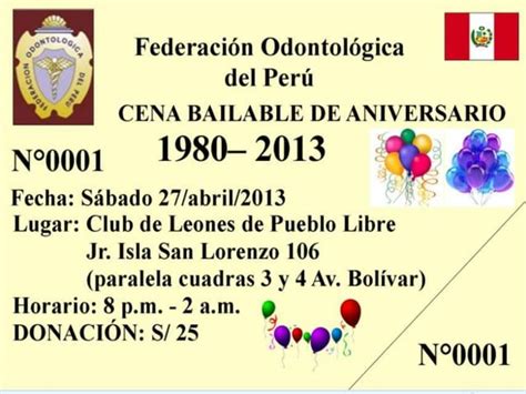 CENA DE ANIVERSARIO FOP TARJETA PPT Descarga Gratuita