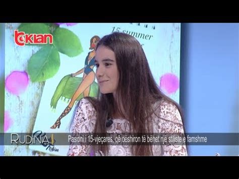 Rudina Pasioni I 15 Vjecares Qe Deshiron Te Behet Nje Stiliste E