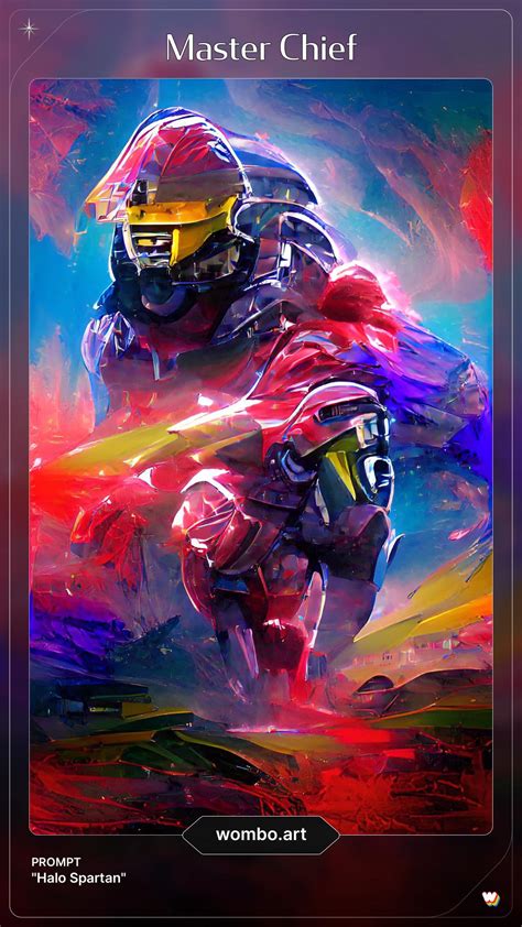 AI Generated Art with Prompt “Halo Spartan” (WOMBO Dream) : r/halo