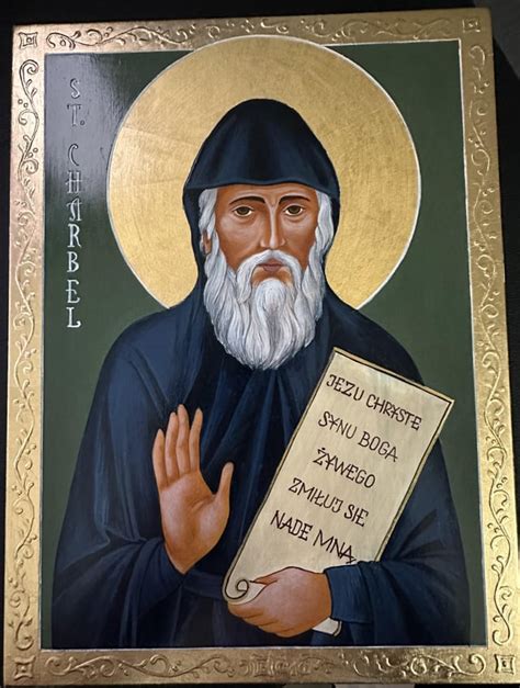 Beautiful Icon Of St Charbel Rcatholicism