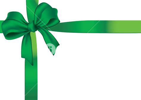 Green Ribbon. Vector. Royalty-Free Stock Image - Storyblocks