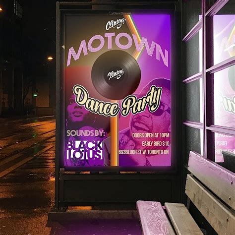 Motown Dance Party 693 Bloor St W Toronto 14 January To 15 January