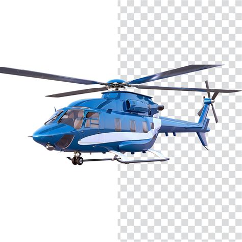premium psd helicopter  transparent background png