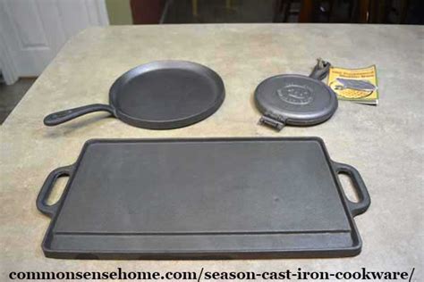 How to Season Cast Iron Cookware - Step by Step Instructions