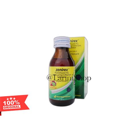 Jual ZENIREX EXPECTORANT SIRUP 60 ML OBAT BATUK DAN BATUK BERDAHAK OLEH