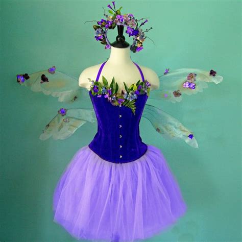 Fairy Costume The Purple Passion Faerie Adult Size Small Velvet