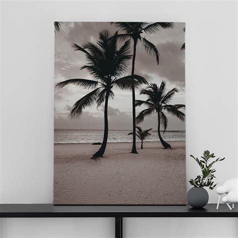 Tyylikäs canvas taulu Palms on the beach Canvaspicasso