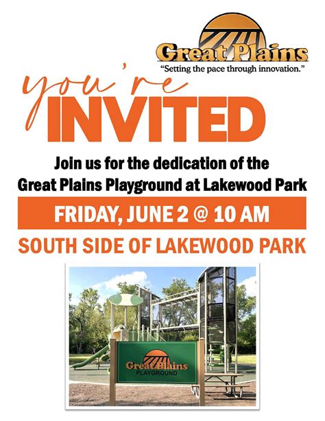 Salina Parks And Rec To Dedicate Great Plains Playground At Lakewood