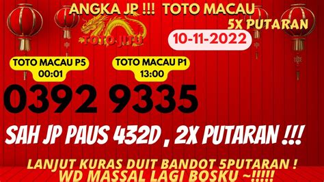 Prediksi Macau Hari Ini Kamis November Prediksi Totomacau