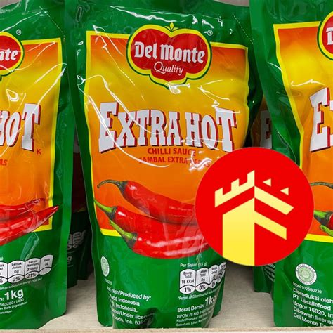 Jual Termurahhh Delmonte Extra Hot Kg Del Monte Saus Saos Sambal Extra Hot Pedas Chilli Sauce
