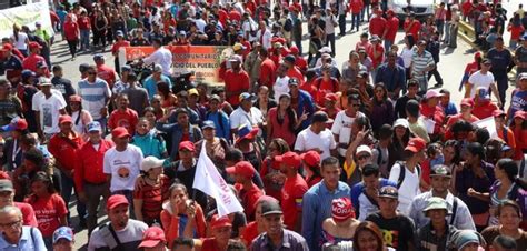 HASTA MIRAFLORES Oficialismo Marcha Hoy Contra El Imperialismo