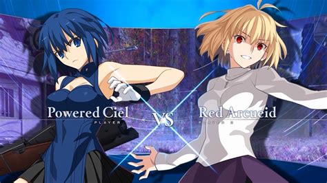 Melty Blood Type Lumina Estrena Gameplay De Powered Ciel Vs Red