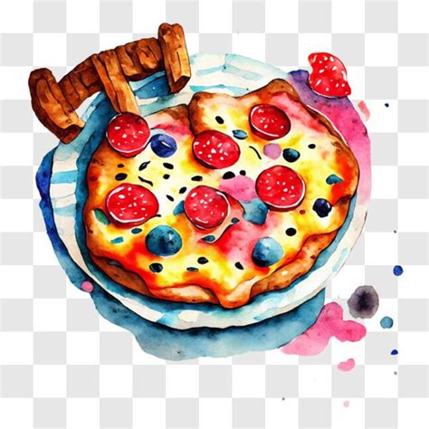 Descarga Pizza Colorida con Varias Coberturas para Celebración de