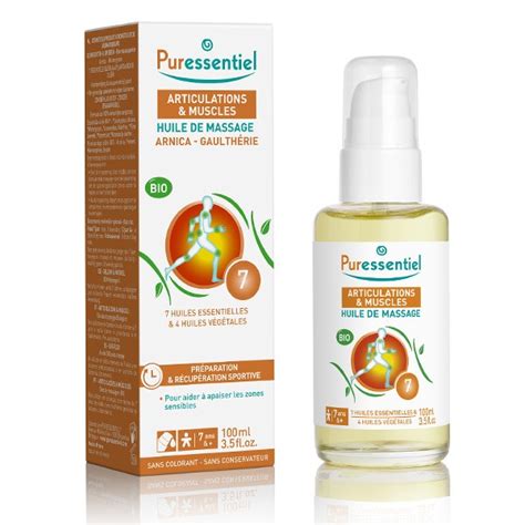 Puressentiel Huile De Massage Bio Arnica Gaulth Rie Muscles