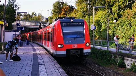 S Bahn München Mitfahrt von Solln bis Heimeranplatz im Br 423 mit