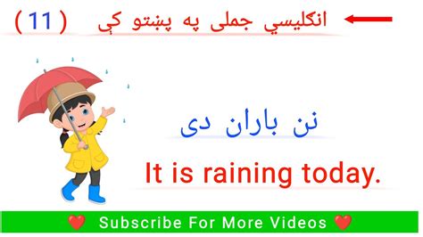 Learn English Sentences In Pashto Language English To Pashto