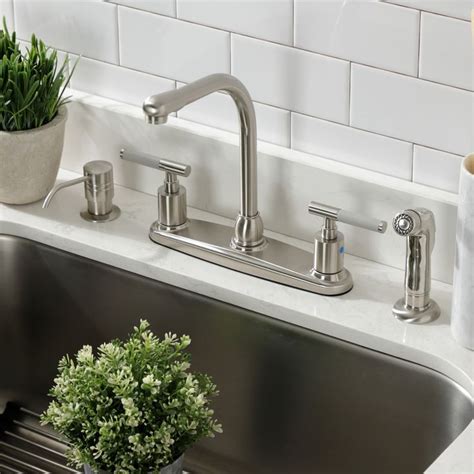 6 Types of Kitchen Faucet Mounts - Watersino