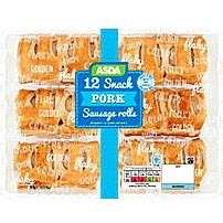 ASDA 12 Snack Pork Sausage Rolls 372g Compare Prices Where To Buy