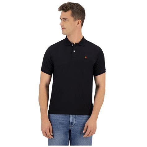 Playera Polo Chifon Negro Carlo Corinto