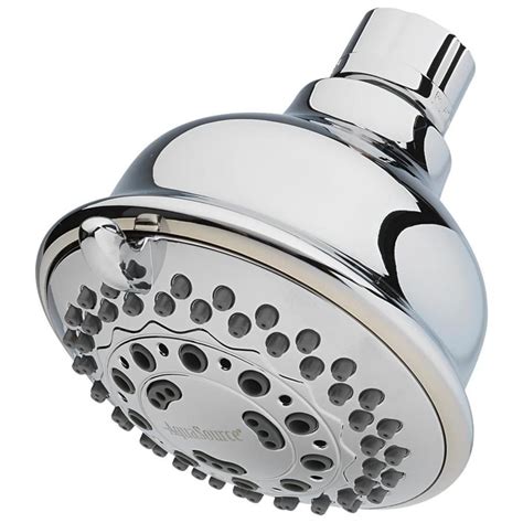 Aquasource Chrome 6 Spray Shower Head 2 5 Gpm 9 5 Lpm In 2021 Shower Heads Home