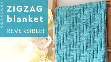 Zayante Zigzag Blanket Easy Knitting Pattern For Beginners YouTube