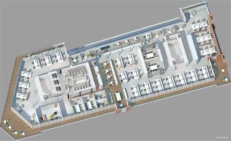 Buckley Building Axonometric Cutaway For Derwent On Behance