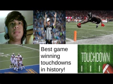 Reacting To Best Game Winning Touchdowns In NFL History YouTube