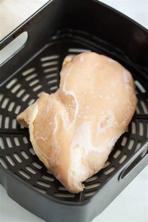 Air Fryer Frozen Chicken Breast No Need To Thaw Air Fryer Recipes