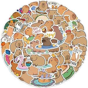 Autocollants Capybara Pcs Mignon Scrapbooking Autocollants Esth Tique