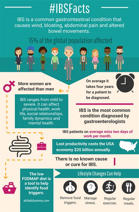 Irritable Bowel Syndrome Infographic - A Little Bit Yummy