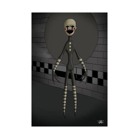 FNAF Puppet Poster FNAF Poster Matte Print FNAF Marionette Poster Fnaf