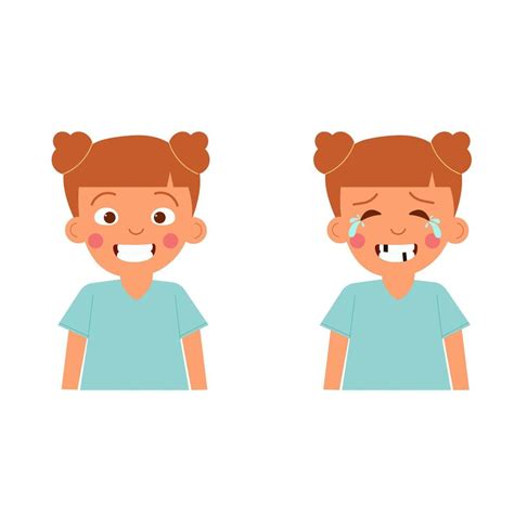 Infografía Niño Niña Diente Sano Y Enfermo Mes Nacional De La Salud Dental Infantil 15278157