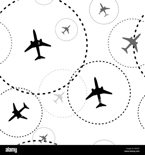 Los viajes en avión Las líneas punteadas son rutas de vuelo de los