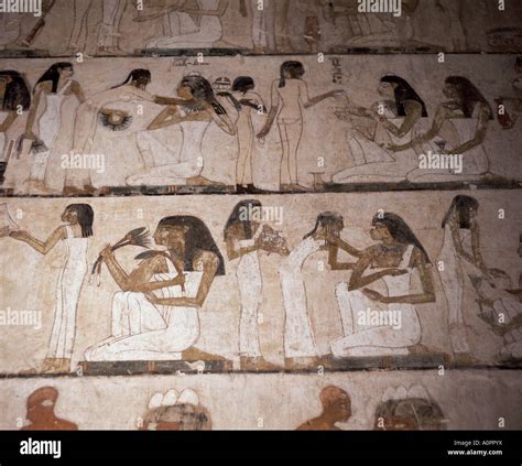 Pinturas murales antiguo egipto fotografías e imágenes de alta