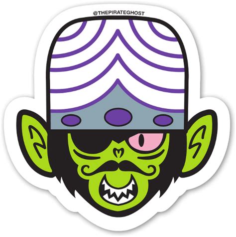 Pirateghost Mojo Jojo Sticker Sticker Free Transparent Png Download