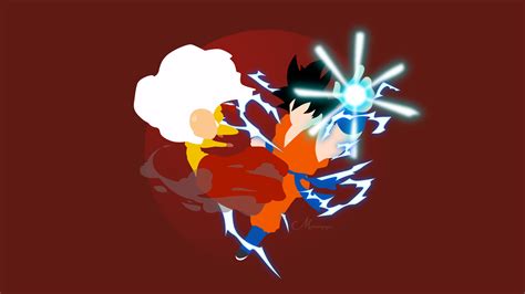 Download Saitama , Goku, Crossover, Dragon Ball, One Punch Man, - One ...