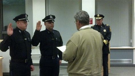 Patch Clips Two New Brookline Police Officers Sworn In Brookline Ma