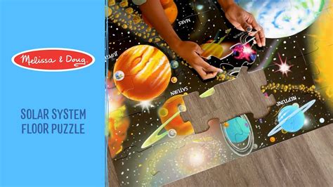 Melissa Doug Solar System Floor Puzzle 48 Pieces YouTube