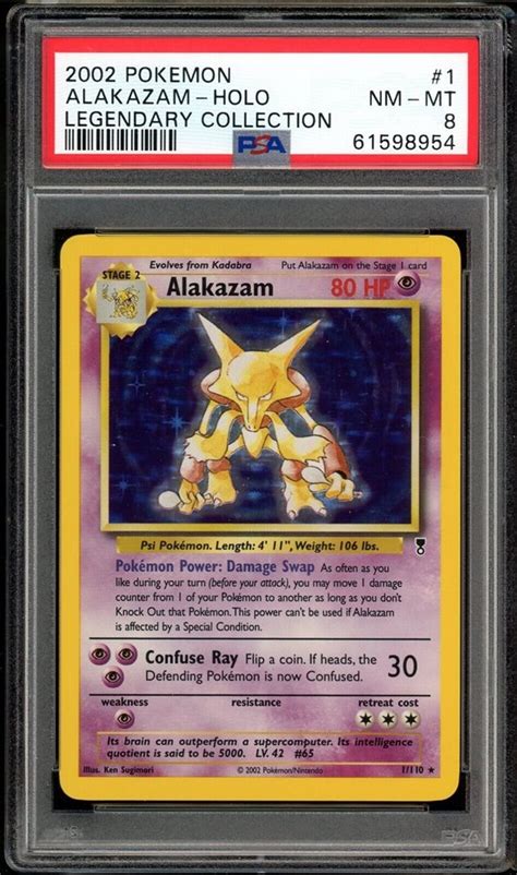 Alakazam 1 110 Legendary Collection Holo Rare Pokemon C