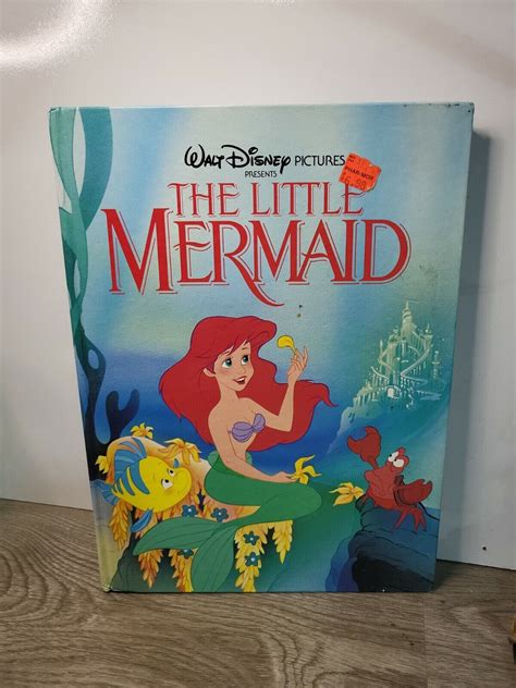 Mavin Walt Disney Disneys 1989 The Little Mermaid Hardcover Book