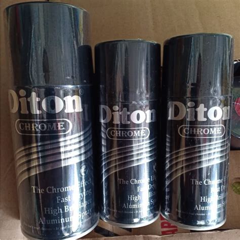 Jual Pilok Pilox Cat Semprot Diton Chrome Warna Stainless Varian