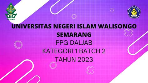 Video Ppl 1 Siklus 2 Ppg Daljab Kategori 1 Batch 2 Uin Walisongo Semarang Youtube