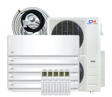 Cooper And Hunter Five 5 Zone Mini Split Ductless Air Conditioner Heat