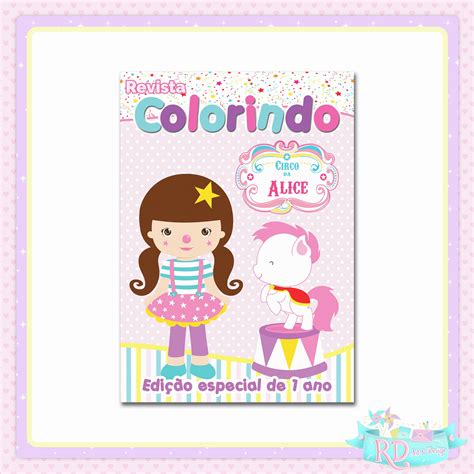 Descobrir Imagem Livrinho De Colorir Circo Rosa Br Thptnganamst